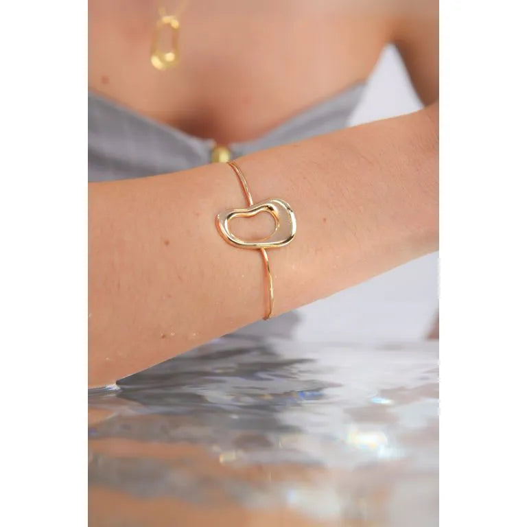 Premium collection - Organic Bracelet Gold Color