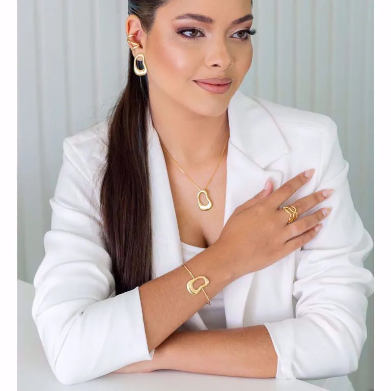 Premium collection - Organic Bracelet Gold Color